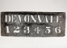 Stencil, Devondale Wool Bale; Unknown manufacturer; 1950-1960; WY.2007.22.1