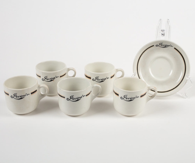 Coffee Cups and Saucer, Irvine's; Grindley Hotelware; 1939; WY.0000.860