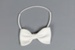 Bow Tie, Elasticated White; Unknown manufacturer; 1950-1960; WY.2008.3.4