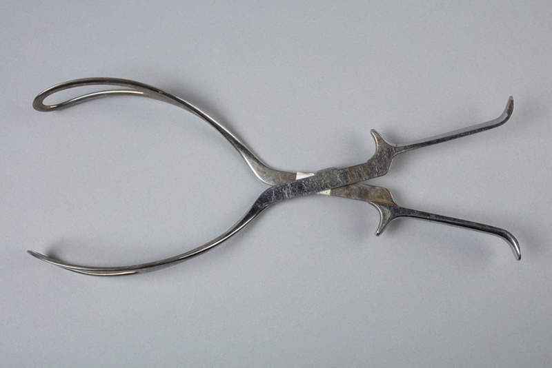 Medical Instrument, Obstetrical Forceps; Unknown manufacturer; 1940