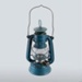 Lamp, Small Blue Oil; KWANG HWA; 1950-1990; WY.1990.96.1