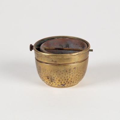 Ashtray, Brass Swivel; Unknown manufacturer; 1930-1940; WY.1990.120