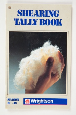 Archives, Wrightson Shearing Tally Book; 1992; WY.0000.1345