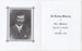 Card, In Memoriam Alex Matheson; Unknown; 29.05.1938; WY.0000.882