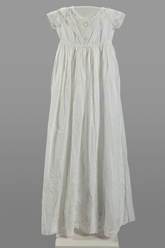 Christening Gown, Whitework; Unknown maker; 1840-1850; WY.2017.1 | eHive