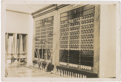 Photograph, Wyndham Telephone Exchange 1949; Unknown; 1949; WY.1989.374.1