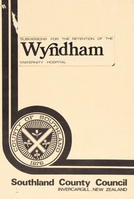 Archives, Wyndham Maternity Hospital; 1979-1981; WY.0000.1254