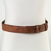 Belt, Heavy Brown Leather; Unknown manufacturer; 1930-1940; WY.1993.75