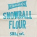 Bag, Flemings Snowball Flour; Fleming & Co; 1920-1930; WY.0000.355