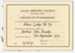 Certificate, John Shanks Alma Lodge; Unknown manufacturer; 1991; WY.2013.8.12