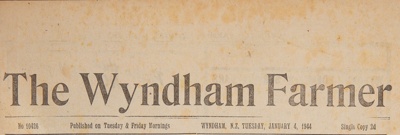 The Wyndham Farmer, 1944 editions; 1944; WY.0000.591
