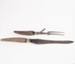 Carving Set, Stag Handles					
; Unknown manufacturer; 1900-1910; WY.1988.174
