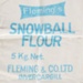 Bag, Fleming's Snowball Flour; Fleming & Co; 1970-1980; WY.1994.26.6