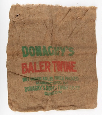 Sack, Donaghy's Baling Twine; Donaghy's Rope & Twine Co Ltd; 1920-1930; WY.0000.489