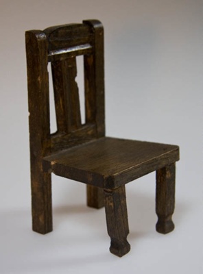Miniature chair; XHH.2774.59.5