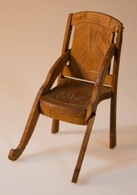 Miniature armchair; XHH.2774.37.2
