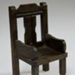 Miniature carver chair; XHH.2774.59.3