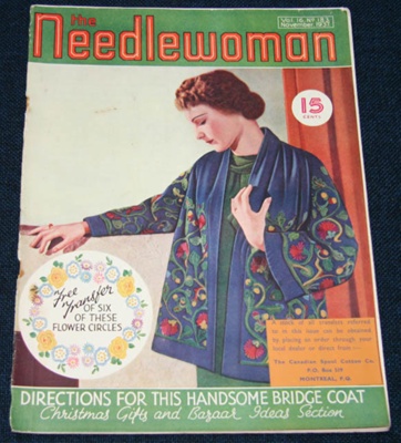 Magazine, 'The Needlewoman'; George Newman Ltd.; November 1937; XKH.1836.9