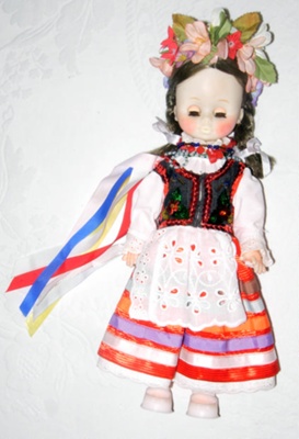 Ornament -  Large doll in Polish costume; 2017/3503-1 