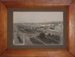 Framed photo - Early Pahiatua street scene; 1990-1724-1 