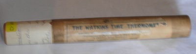 Time Thermometer; Watkins Meter Co; c1900; 1977-0102-1 