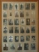 Framed photo card of Makomako & Nikau districts Roll of Honour (35 soldiers - individual portrait photo's); 2005/2892/1