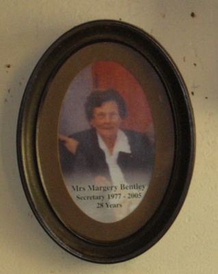 Framed Photo - Mrs Margery Bentley Museum Secretary; 2006-3184-1 