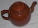 Brown China Teapot; 1977-0341-1 