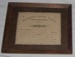 Athletic Certificate (Framed); NZAAA; 1926; 1982-1277-6