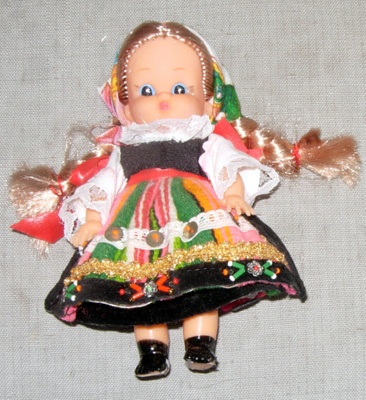 Ornament - Small doll in Polish costume image item