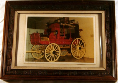 Framed Photo - Cobb & Co Stagecoach Concord 1866; 1979-0679-1