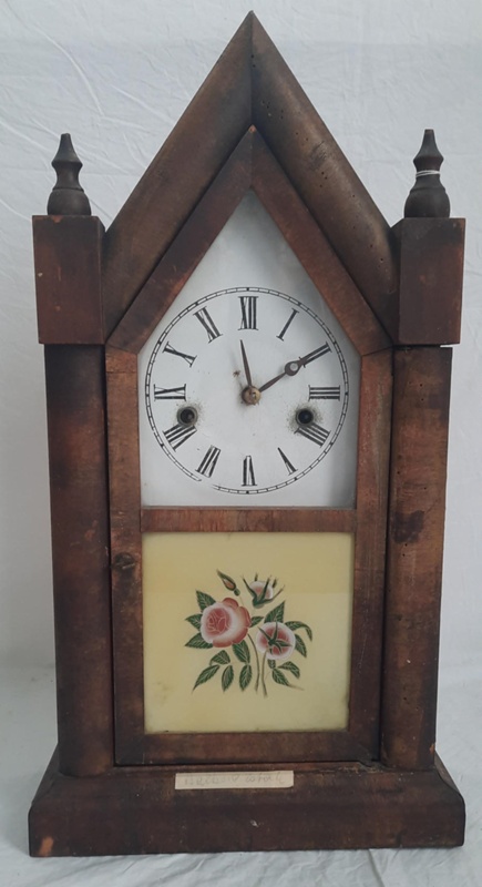 Ansonia clock; Ansonia Brass and Copper Company; pre 1878; 22-1301 | eHive