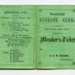  Waimate Cycling Club Member's Ticket 1890-91