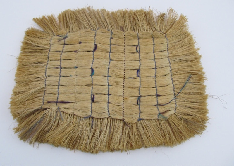 Flax woven mat; unknown; 20110130004 on eHive