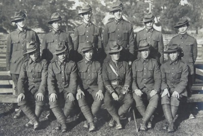 WWI Waimate Members of Expeditionary Force, 1914; 1914; P1045