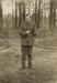Untitled [full length portrait of a returned WWI serviceman with disfigured hand and amputated arm]
; Unknown; 1917-1919?; O.031469