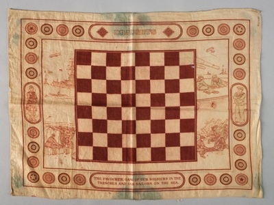 Draughts board; Unknown; 1915; GH002573