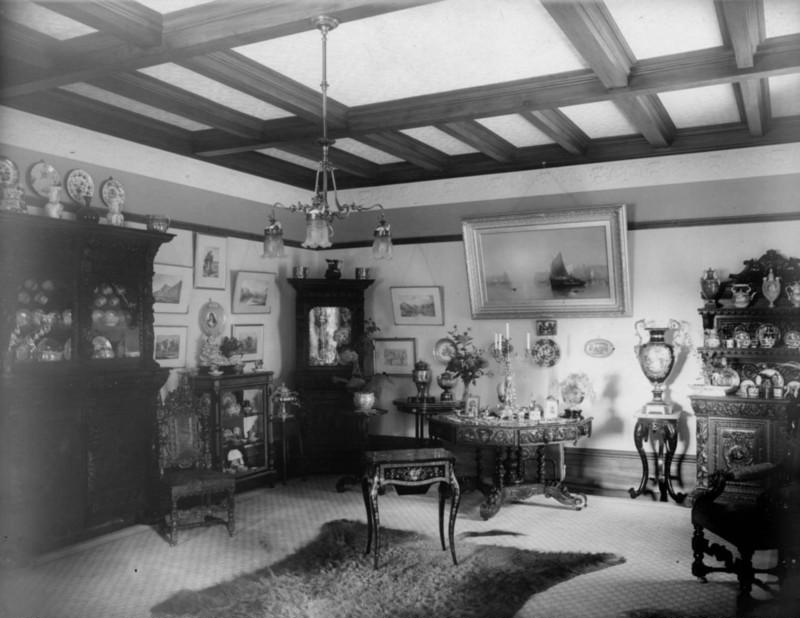 Drawing Room, Isel House c.1930; Cawthron Collection eHive