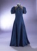 Dress; blue taffeta evening dress; 1988/365/10