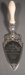 Silver trowel; presented to Revd. Thomas Burns, 1868; 1848; 1963/53/1