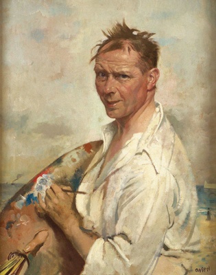 Après Le Bain, Dieppe ; William Orpen; 1929; 1-1932 - Dunedin Public ...