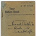 Ration Book in the name of K Wilkinson; 653