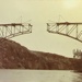 Victoria Bridge under construction; 1103