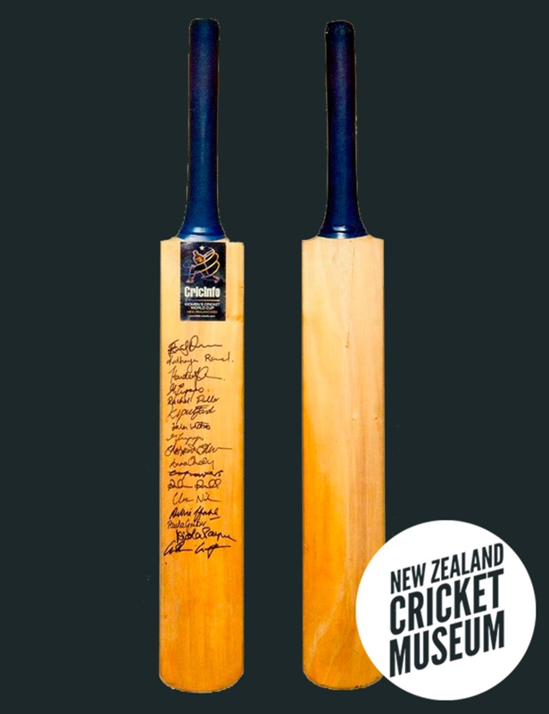 Bat (Signed) New Zealand Women's Cricket World Cup Team, 2000; 2000