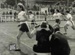 Photo (Digital): 1950s Athletics Meet at the Basin Reserve, 100 Yards Race; c1950s; 2015.24.5