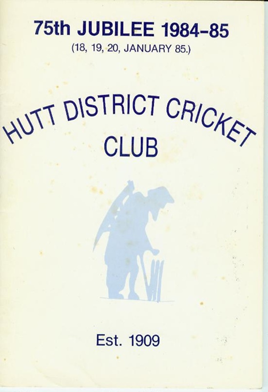 Booklet Hutt District Cricket Club 75th Jubilee 198485 (18, 19, 20