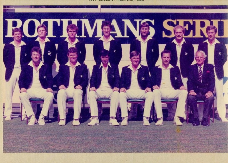 Photo New Zealand Cricket Team Test Series v Pakistan 1985; FEB 1985