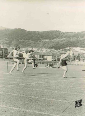 Photo (Digital): 1950s Athletics Meet at the Basin Reserve, Wellington v Auckland; c1950s; 2015.24.1
