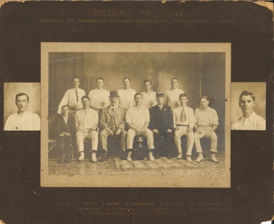 Fielding 'A' cricket team photograph, 1911 - 1912 image item