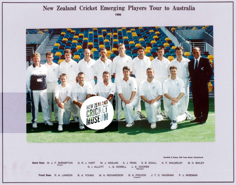 Photo New Zealand Cricket Emerging Players tour to Australia, 1996